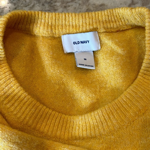 Old Navy Yellow Sweater medium - Picture 2 of 3